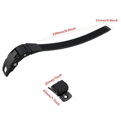 ZZHXSM 2 Sets Roller Skate Barb Buckle Binding Strap Buckle Clip Kit (with 2 Buckle Clips 6 Screws 6 Nuts) Universal Buckle Strap Inline Roller Skate Strap Replacement for Quad Skates Speed Skates - Image 2