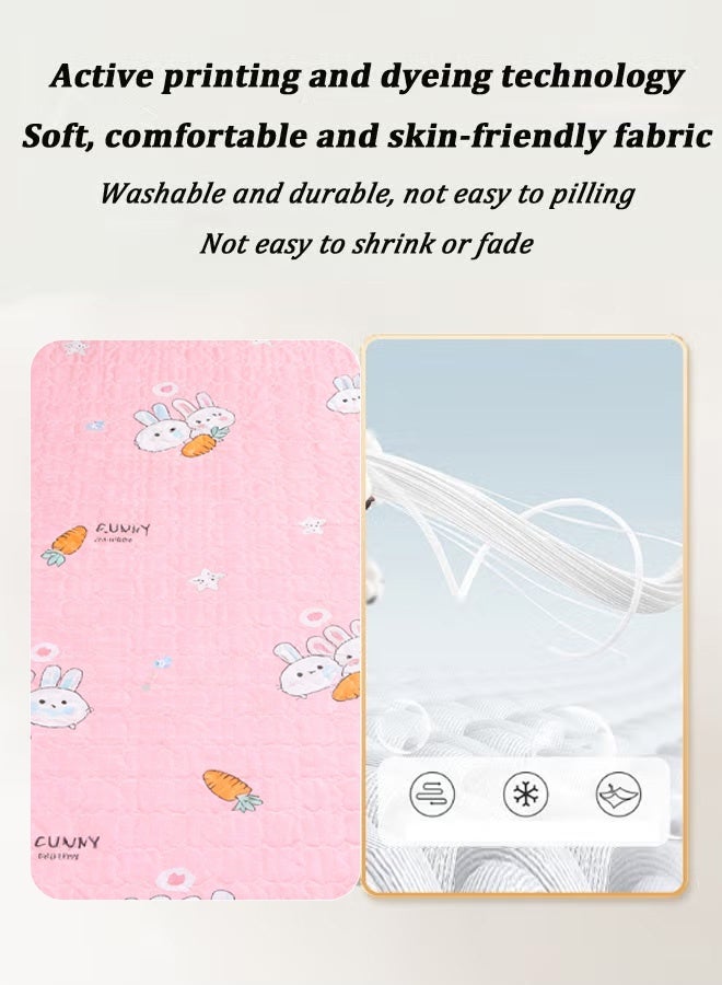 Vinnatsu Waterproof bed sheet,Baby diaper pad,Waterproof Bed Pad Washable Mattress Protector for Baby Toddler Children Pet and Adults with Incontinence by,Reusable & Washable Pee Pads 70 * 90cm/80*120cm - Image 4