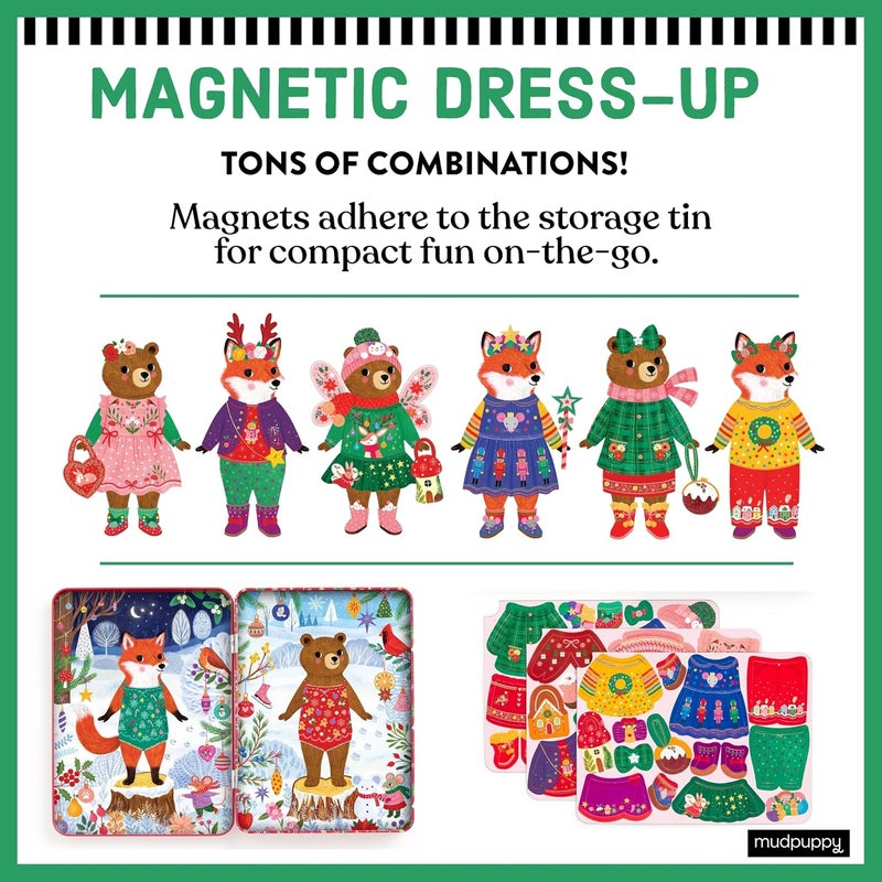 Mudpuppy Merry Woodland Magnetic Dress-up - Image 3