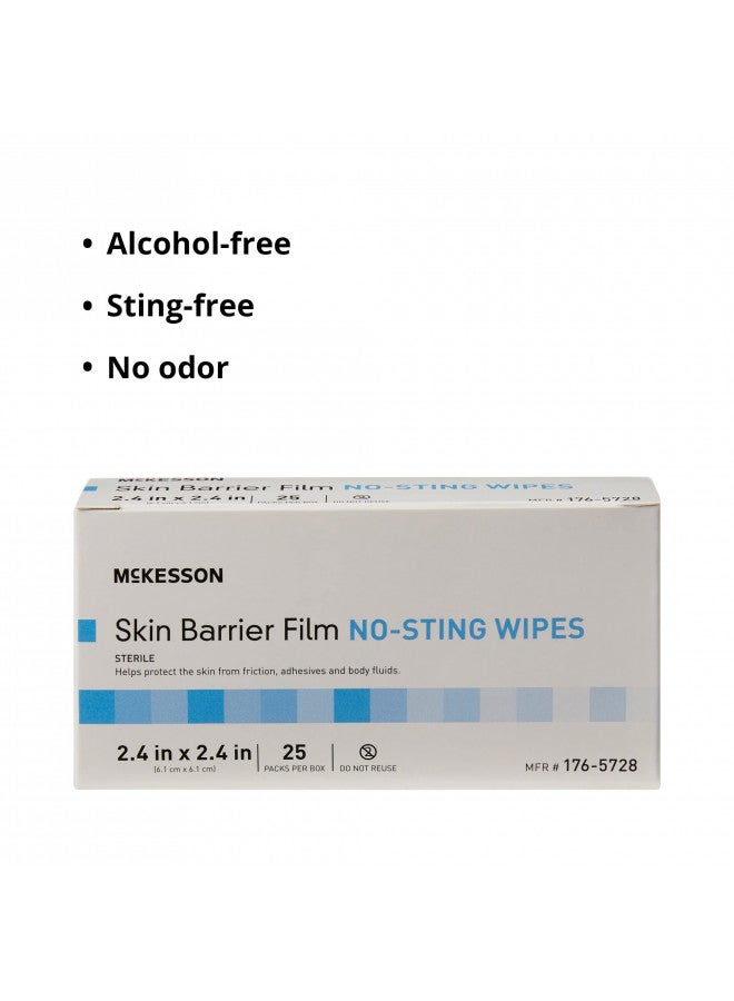 McKesson فيلم حاجز الجلد من مكيسون، معقم، مناديل جسم بدون لذع، عبوة فردية، 25 منديل - Image 2