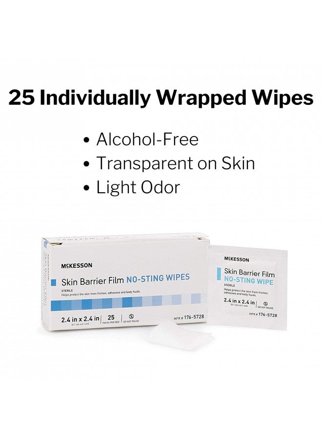 McKesson فيلم حاجز الجلد من مكيسون، معقم، مناديل جسم بدون لذع، عبوة فردية، 25 منديل - Image 4