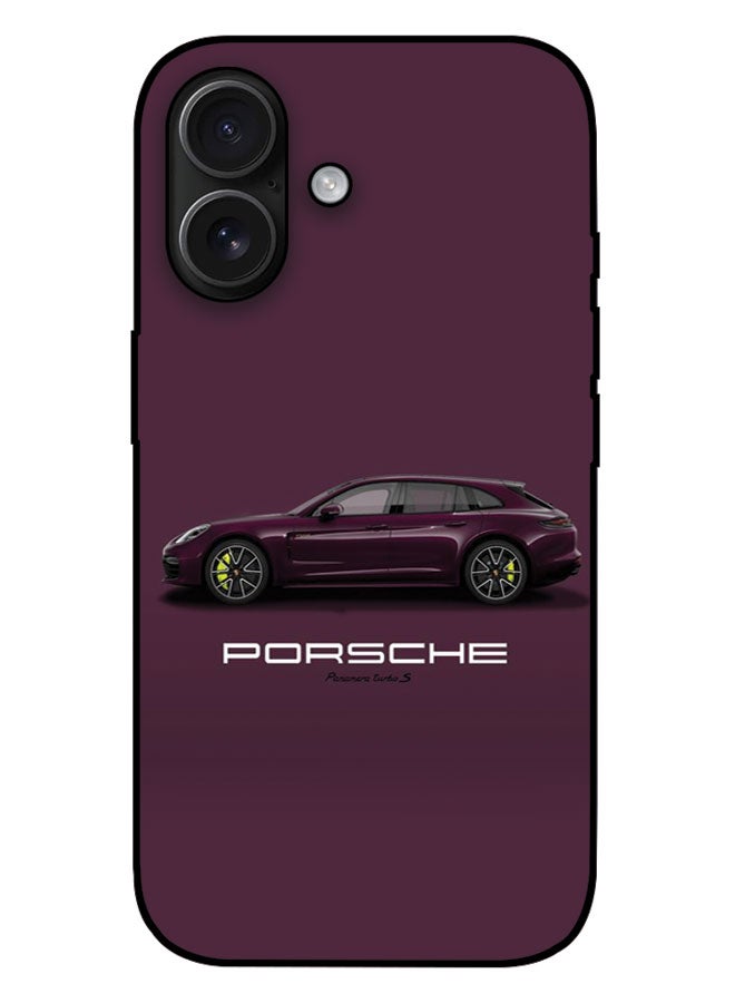 غطاء حماية مطبوع لهاتف Apple iPhone 17 - سيارة بورش