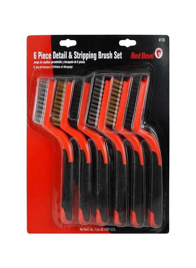 Red Devil 4170 6 PC. Wire Brush Set - Image 1