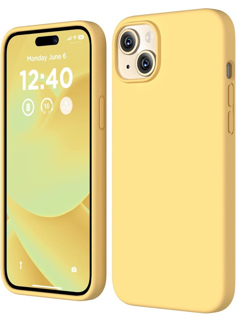 غطاء حماية كامل الجسم لهاتف iPhone 15، ملمس حريري ناعم، مع بطانة من الألياف الدقيقة، لهاتف iPhone 15 مقاس 6.1 بوصة - Image 1