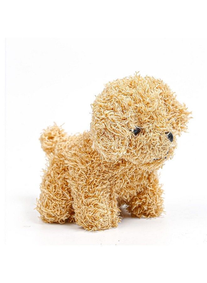 Anboor Small Stuffed Animals4.8 Inch Cute Puppy Dog Plush Stuffed Animal With Keychain For Party Favors Kindergarten Children Day Gift (Light Brown) - Image 3