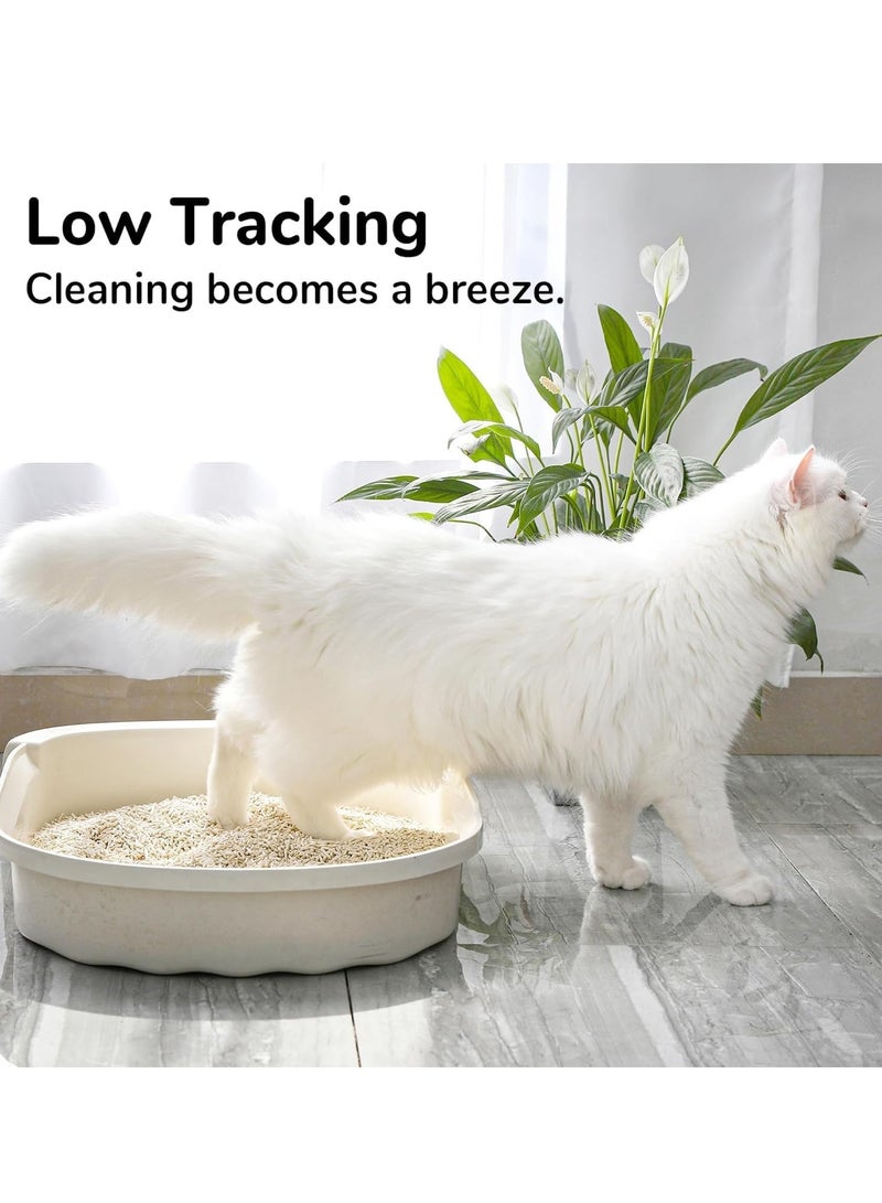 Tofu Cat Litter 6L Organic Clumping Cat Litter Flushable and Odor Control, Dust-free and Easy Clumping Cat Litter（Original flavor） ﻿  - Image 2