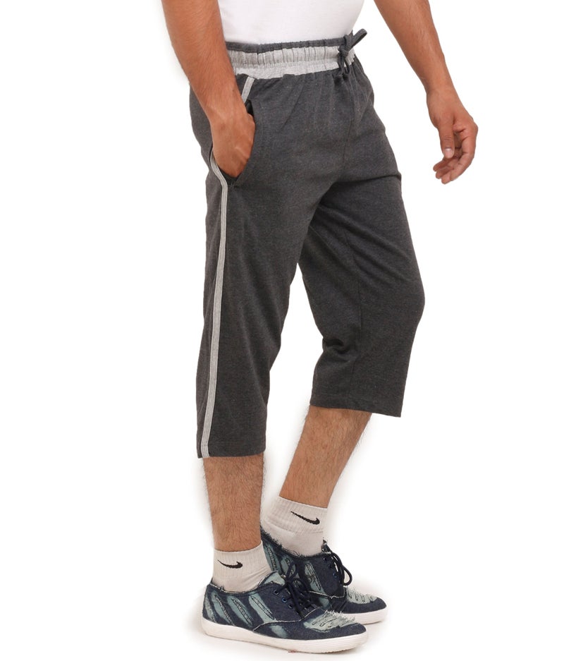 Vego Mens Cotton Three By Fourth, 3/4, Capri, Three Quarter Regular Fit - Image 3