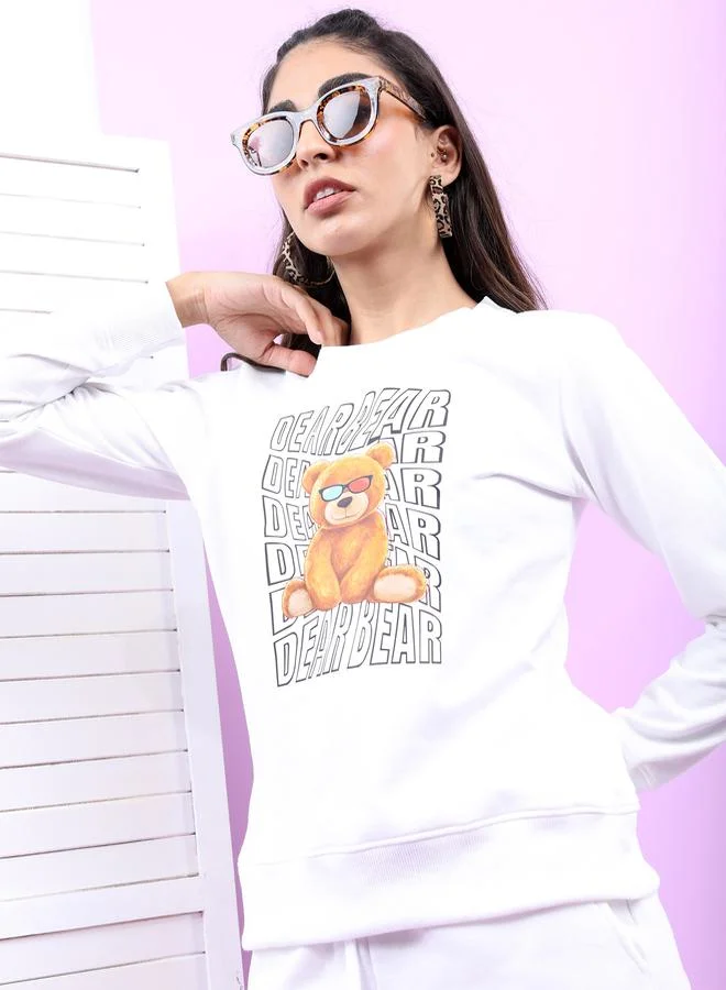 طوكيو توكيز Regular Fit Graphic Print Sweatshirt by Styli