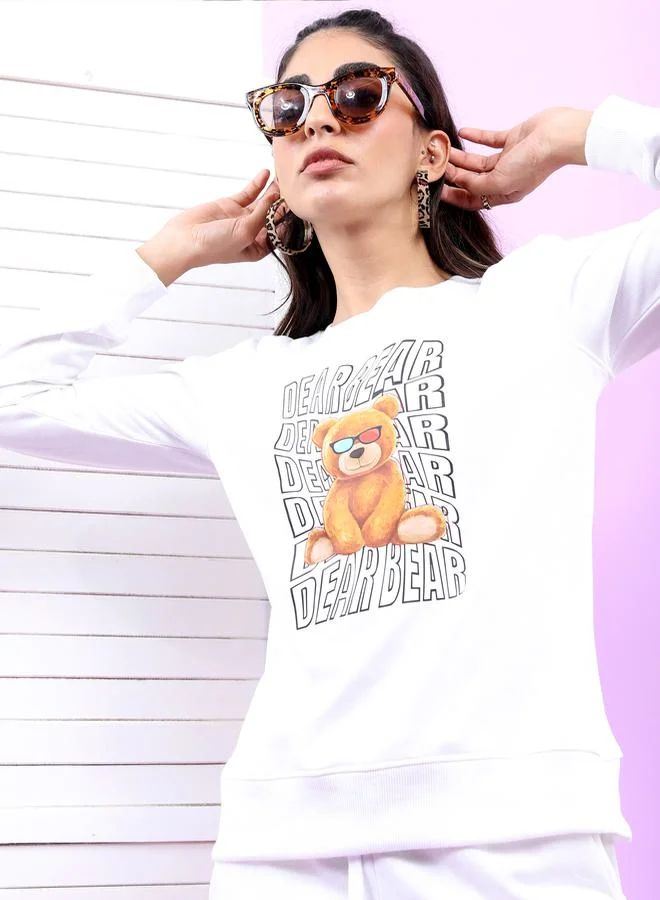 طوكيو توكيز Regular Fit Graphic Print Sweatshirt by Styli