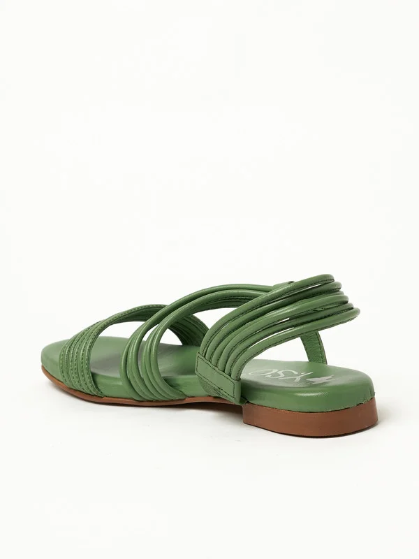 Y.so Women's Flat Slingback Sandals – Slip-On Comfort with Backstrap Support