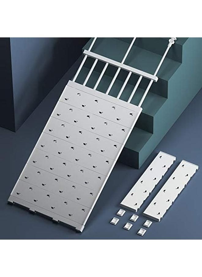 Generic - Wardrobe layered partitions and telescopic storage racks for layered organization and storage - Image 1