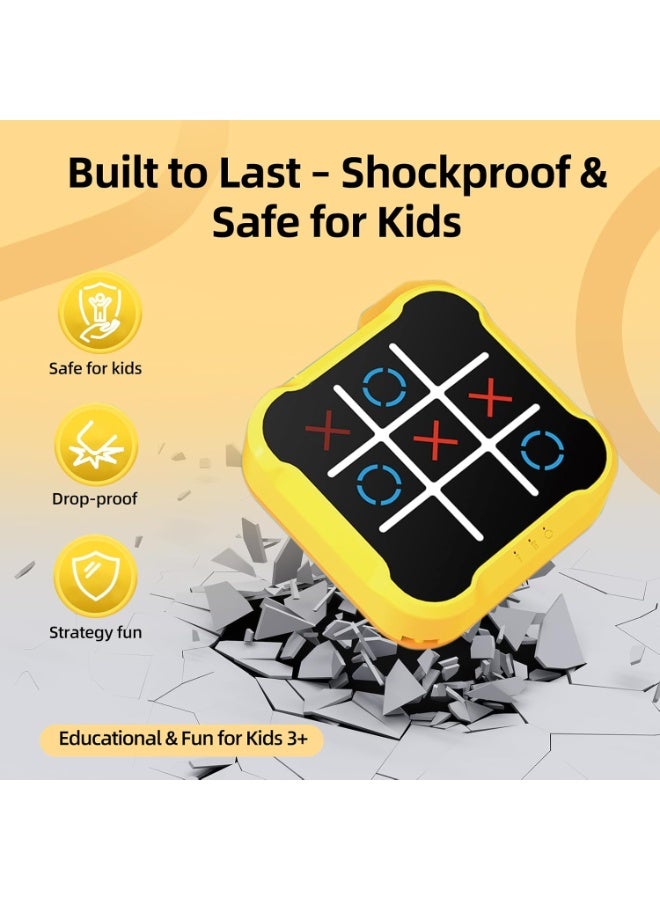 ألعاب تيك تاك تو للأطفال: لعبة ألغاز حسية محمولة 4 في 1 - للأطفال من عمر 6 إلى 12 عامًا، لعبة إلكترونية للسفر والمنزل والمدرسة - هدية عيد الميلاد للأولاد والبنات - Image 5