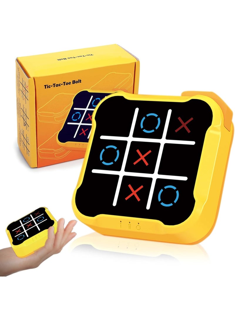ألعاب تيك تاك تو للأطفال: لعبة ألغاز حسية محمولة 4 في 1 - للأطفال من عمر 6 إلى 12 عامًا، لعبة إلكترونية للسفر والمنزل والمدرسة - هدية عيد الميلاد للأولاد والبنات - Image 1