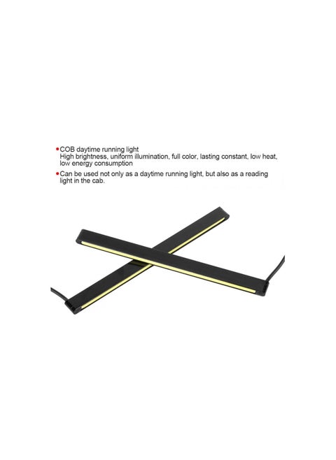 Waterproof COB Daytime Running Light LED DRL Car Modification Lamp(16CM1)