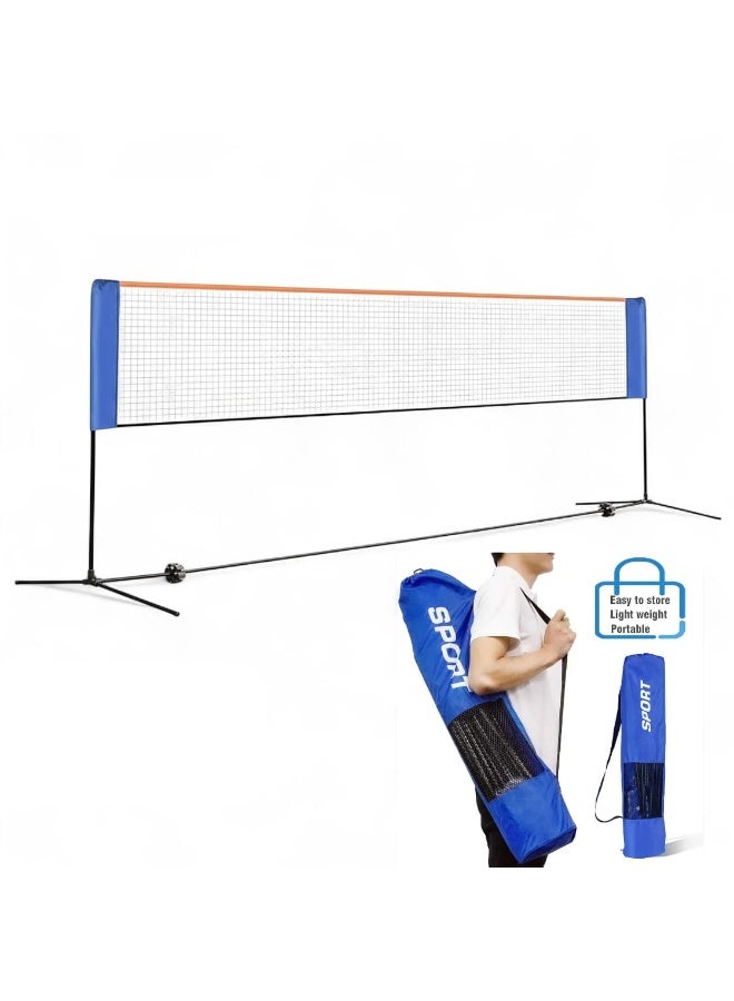 سبال شبكة رياضية متعددة الاستخدام للبادمنتون والواليبول والتنس قابلة للتعديل للاستخدام الداخلي والخارجي سهلة التركيب - Image 1