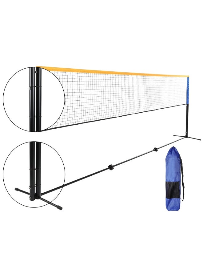 سبال شبكة رياضية متعددة الاستخدام للبادمنتون والواليبول والتنس قابلة للتعديل للاستخدام الداخلي والخارجي سهلة التركيب - Image 2