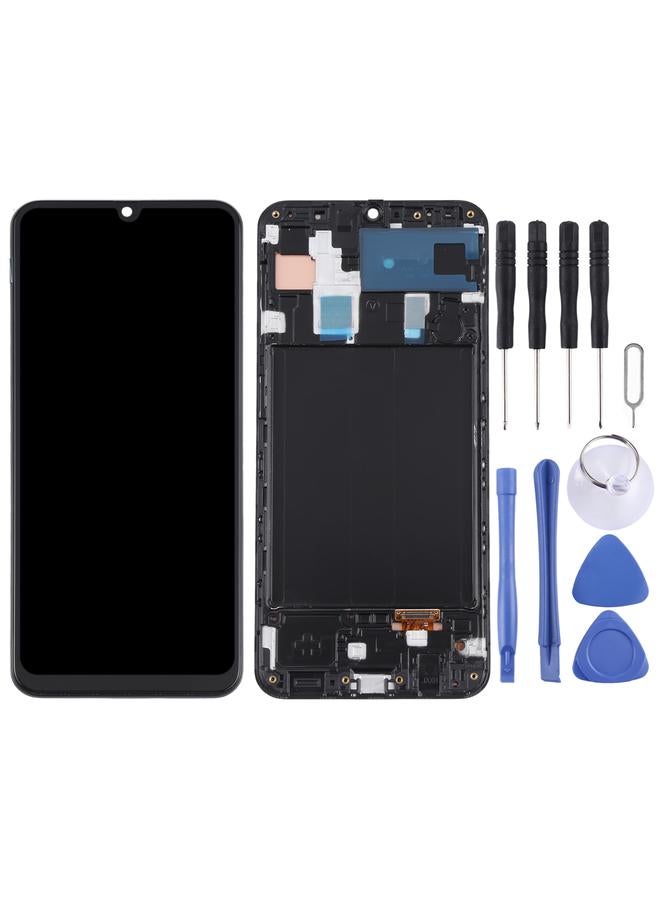erorex Replacement Original Super AMOLED LCD Screen for Samsung Galaxy A30 SM-A305 Digitizer Full Assembly with Frame Black - Image 2