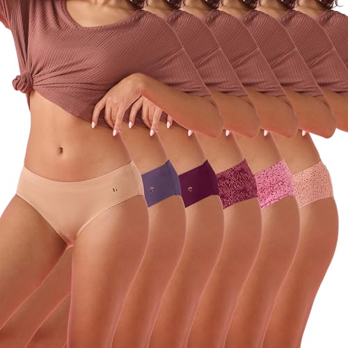 Enamor Chic Stretch Cotton, All Day Comfort, Mid Waist Hipster Panty for Women - Naturally Breathable, Antimicrobial with Stain Release, Inner Elastic, Full Coverage - CR17 - Image 1