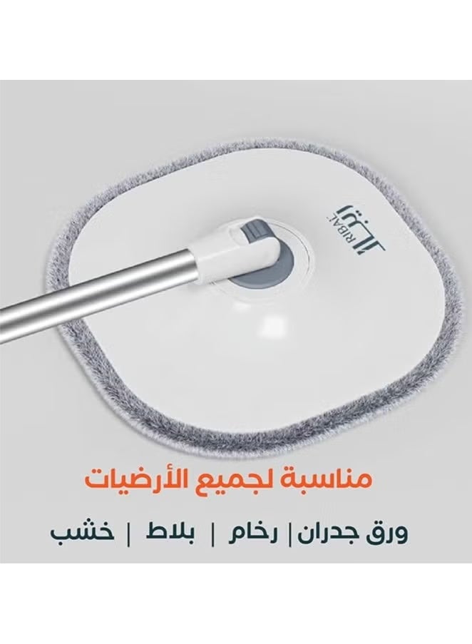 ريبال وسادة استبدال ممسحة الأرضيات ماجيك برو (سميكة) - عبوة قابلة للغسل من الألياف الدقيقة للتنظيف العميق - رأس ممسحة ماصة قابلة لإعادة الاستخدام متوافقة مع نظام ممسحة الأرضيات ماجيك برو من ريبال - Image 3