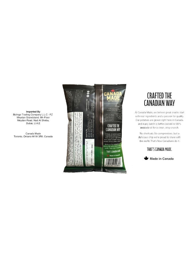 Canada Made Healthy Snacks - 100% Avocado Oil Kettle Cooked Potato Chips - Dill Pickle Flavor, Vegan, Gluten Free, Nut Free Healthy Chips - Made in Canada Snacks - 40g Bag - Image 2