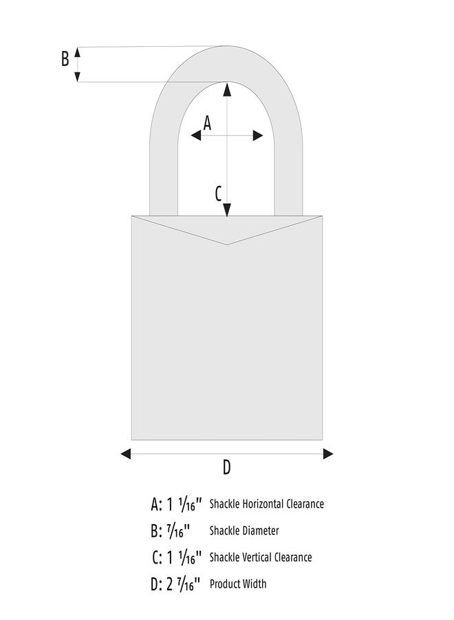 أباس قفل ABUS 37/55MB50 KA من سبائك الجرانيت بمفتاح متشابه (الرمز 5544653) مع قيد بطول 2 بوصة - Image 3