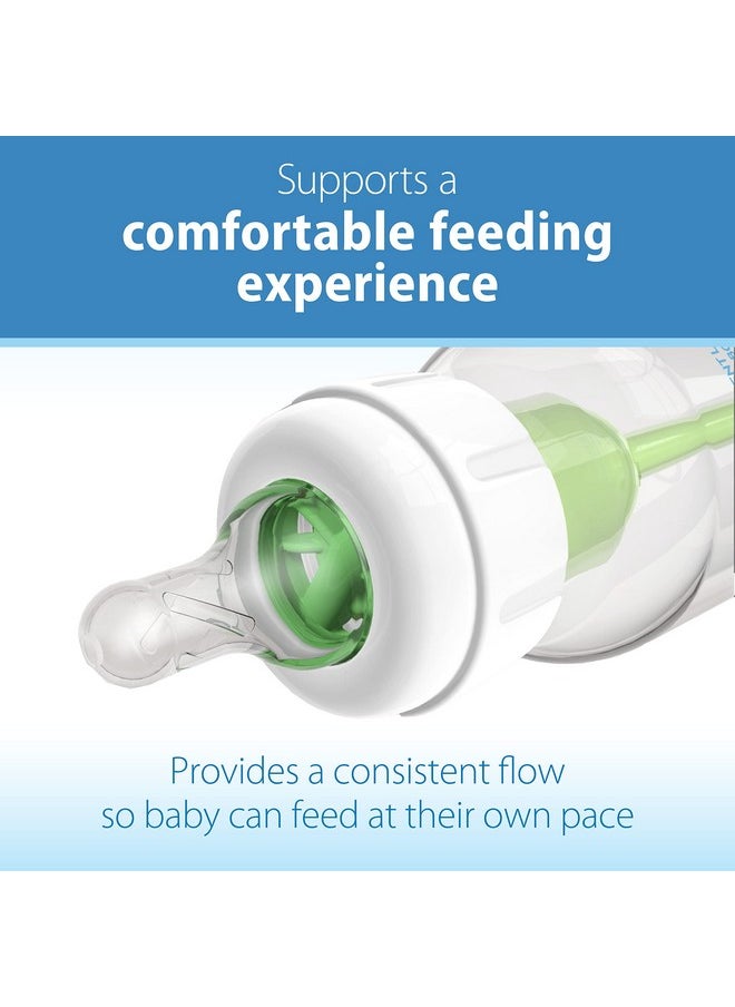 Dr. Brown's - Dr. Brown’s Natural Flow Preemie Flow Narrow Baby Bottle Silicone Nipple, Slowest Flow, 0m+, 100% Silicone Bottle Nipple, 6 Count(Pack of 1) - Image 1
