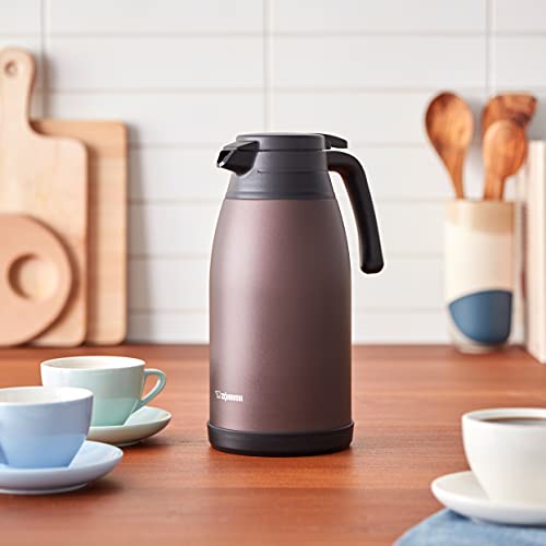 Zojirushi SH-RA19TA Stainless Steel Vacuum Carafe, 1.9 L, Brown - Image 2