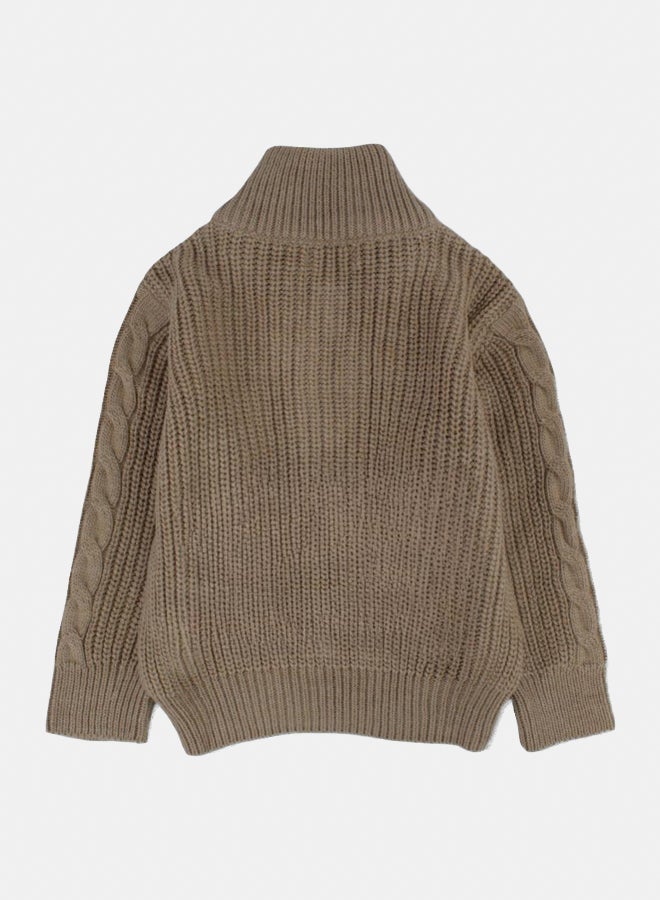 بمبيلو بلوفر صوف للأولاد – بيج - Image 2