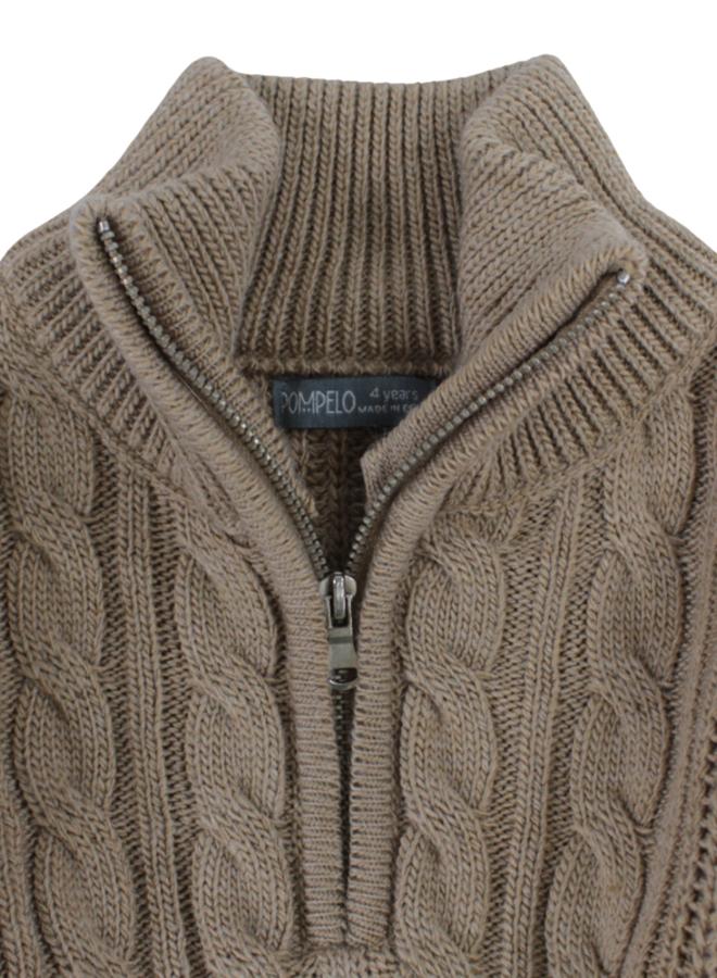 بمبيلو بلوفر صوف للأولاد – بيج - Image 3