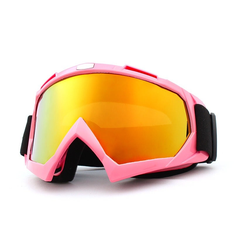Qi Ta Off-Road Motorcycle Goggles Vintage Harley Riding Glasses for Outdoor Sports Skiing - Image 1