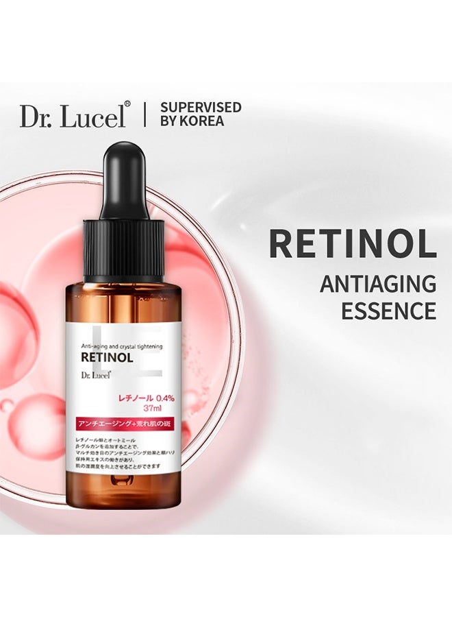 Dr. Lucel مصل الريتينول ، نحت الوجه عكس العمر المضاد للتجاعيد شد خطوط الضوء سيروم مرطب أصلي 37 مل - Image 2