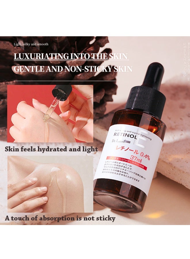 Dr. Lucel مصل الريتينول ، نحت الوجه عكس العمر المضاد للتجاعيد شد خطوط الضوء سيروم مرطب أصلي 37 مل - Image 5