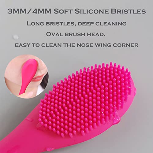 RamPula Silicone Facial Cleansing Brush Pores Cleaner,Remove Blackhead,Remove Acne,Face Massager,Applicator,Spatula,Mud Mask,DIY,Cream,Face Washing Clean,Body Lotion - Image 5
