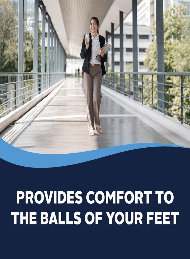 Airplus Gel Ball-of-Foot Cushions- (FSA&HSA Eligible) Clear Gel for Forefoot Comfort, Slippage Prevention, Perfect for Casual and Dress Shoes (2 Pairs) - Image 3