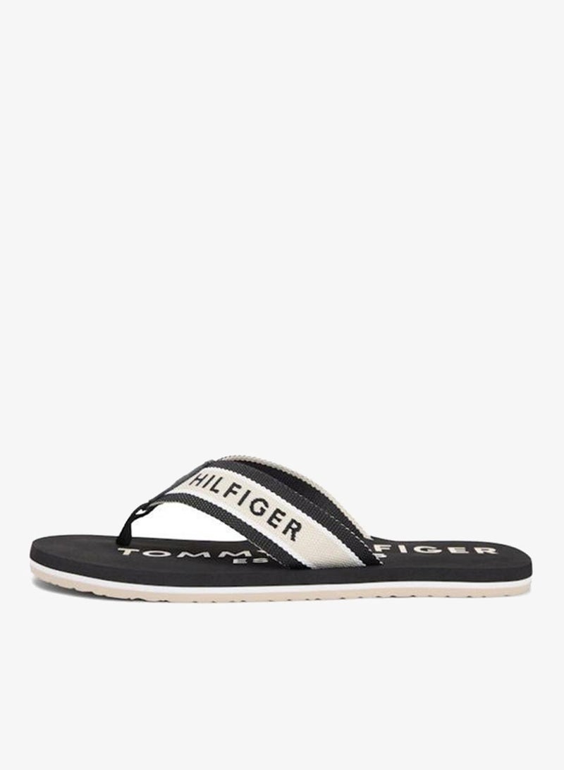 TOMMY HILFIGER Webbing Strap Logo Flip-Flops - Image 1