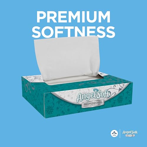Georgia-Pacific Angel Soft Professional Series 2-Ply Facial Tissue (48550), 50 Sheets Per Box, 60 Tissue Flat Boxes Per Bulk Case - Image 5