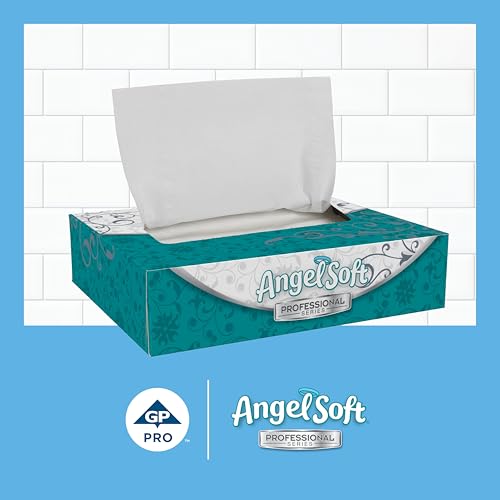 Georgia-Pacific Angel Soft Professional Series 2-Ply Facial Tissue (48550), 50 Sheets Per Box, 60 Tissue Flat Boxes Per Bulk Case - Image 3