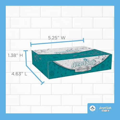 Georgia-Pacific Angel Soft Professional Series 2-Ply Facial Tissue (48550), 50 Sheets Per Box, 60 Tissue Flat Boxes Per Bulk Case - Image 4