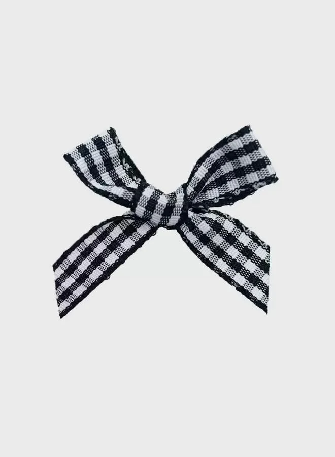 Styli Styli Checked Ribbon Hair Clip