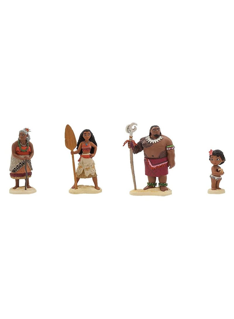 10 Pack Moana Cake Toppers Moana Action Figure Set - Image 2