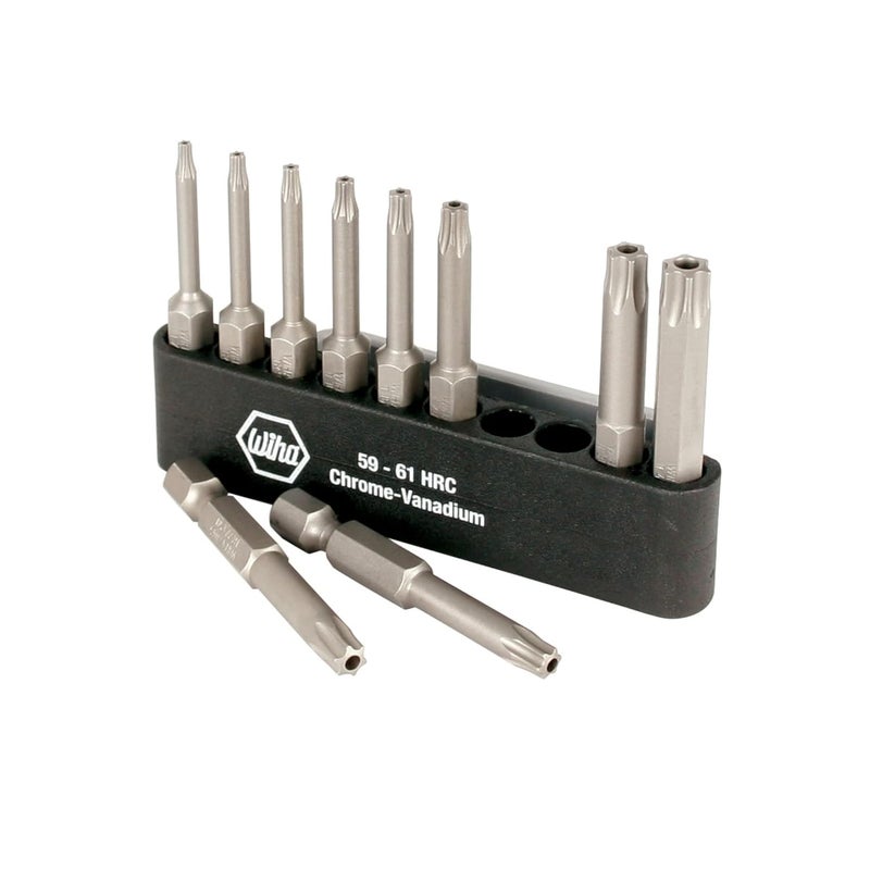 Wiha WIHA 74985 Torx Power Bit Set Includes T6T30 with Holder 10Piece  - Image 2