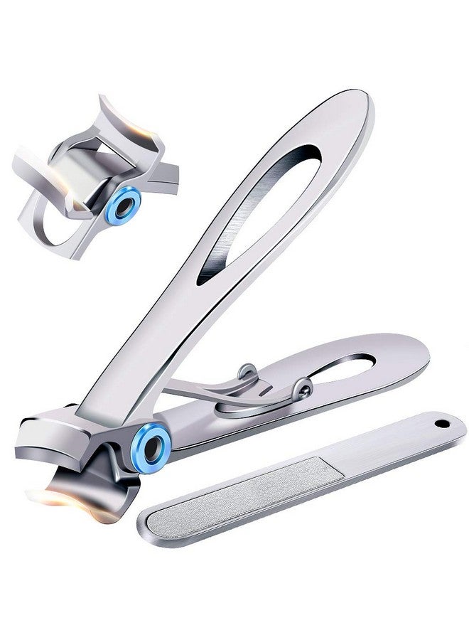 Pretty Diva Nail Clippers For Thick Nails Pretty Diva Wide Jaw Opening Oversized Nail Clippers Stainless Steel Heavy Duty Extra Large Toenail Clippers For Seniors Elderly - Image 1