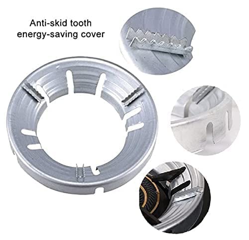 Arto ARTO Gas Stove Stand Round Burner Stand Home Gas Stove Fire Saving Stand Glass top Gas Saver Jail Home Stove Fire Windproof Energy Saving Stand Set Of 1  - Image 2