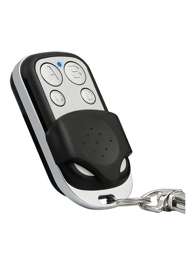 NIBEMINENT Garage Duplicator Remote Control Key Fob with Cover Protection Silver/Black - Image 2