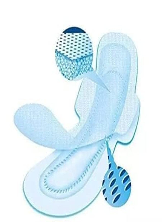 dharmik Jumbo Extra Comfort XXXL (Pack of 40) Dry Net Cover Sanitary Pads For Women With Wings - Image 4