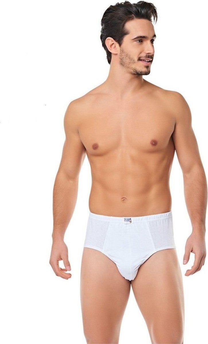 Seher Yıldızı Dawn Star 12 Pieces White Color Slip Panties 