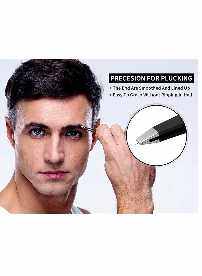 4 Piece Precision Tweezer Set for Eyebrow and Facial Hair Removal Ideal Gift for Beauty Enthusiasts Smooth and Accurate - Image 5