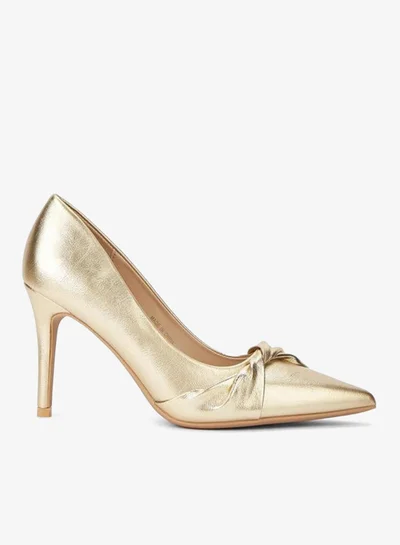 بابريكا حذاء بكعب خنجر سهل الارتداء بلمسة عقدة