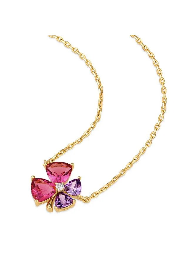 سانت هونور Gala Gold Plated Stainless Steel Pendant Necklace for Women