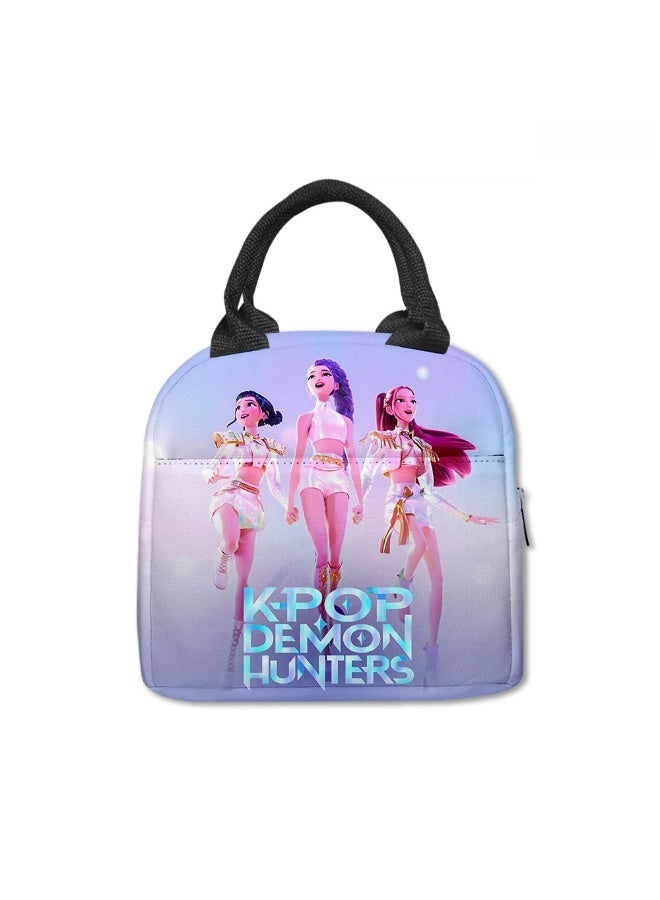KPop Demon Hunters Portable Insulation Bag Fashion Lunch Bag Commuter Picnic Food Preservation Bag - Image 1